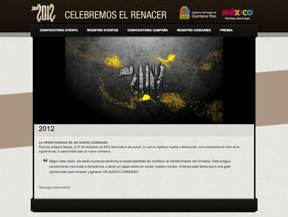 2012 Renacer Maya